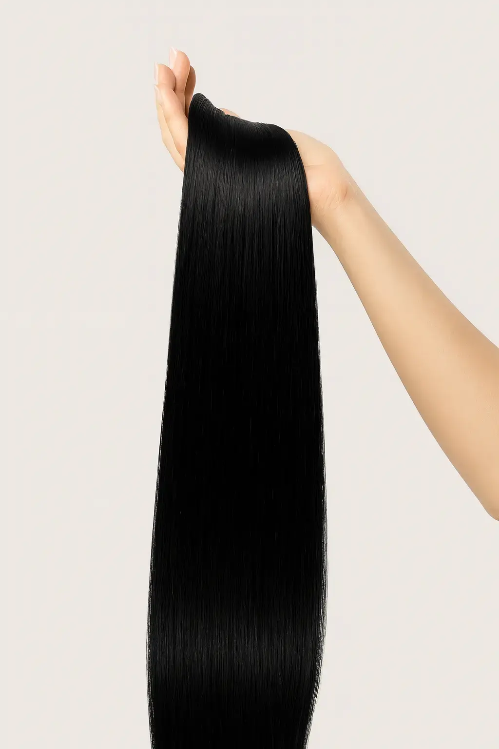 Nano Rings – 1 Jet Black Hair Extensions